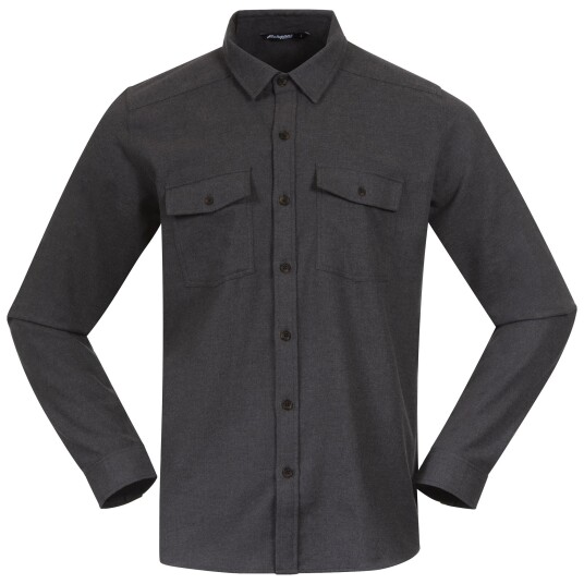 Bergans Tovdal Shirt M Solid Dark Grey (Storlek L)