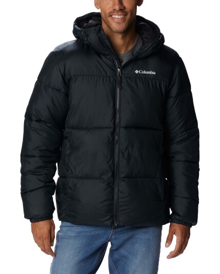 Columbia Puffect™ Hooded Jacket M Black (Storlek XXL)