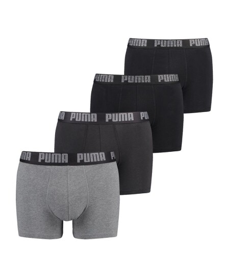 Puma Basic Boxer 4-Pk Svart M