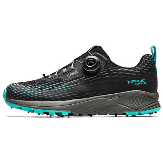 Icebug Women's Newrun Bugrip Gore-Tex Sort 37.5 Woman