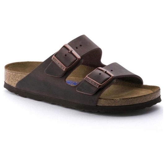 Birkenstock Men's Arizona Oiled Nubuck Leather Soft Footbed Regular 43 Man