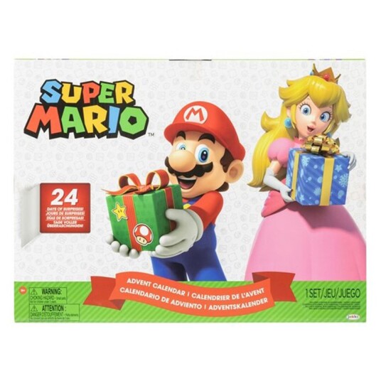 Jakks Super Mario Advent Calendar 6.35cm Figures & Accessories Holiday Theme