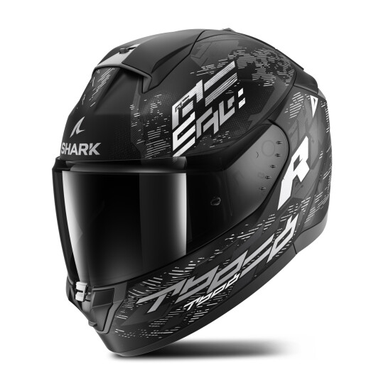 Shark Ridill 2 Molokai Mat Full Face Helmet Black-White-Anthracite  XL