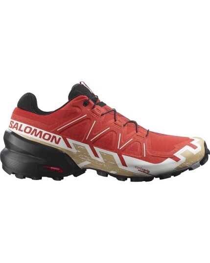 Salomon Speedcross 6 M Fiery Red/Black/Safari (Storlek 11.5 UK)