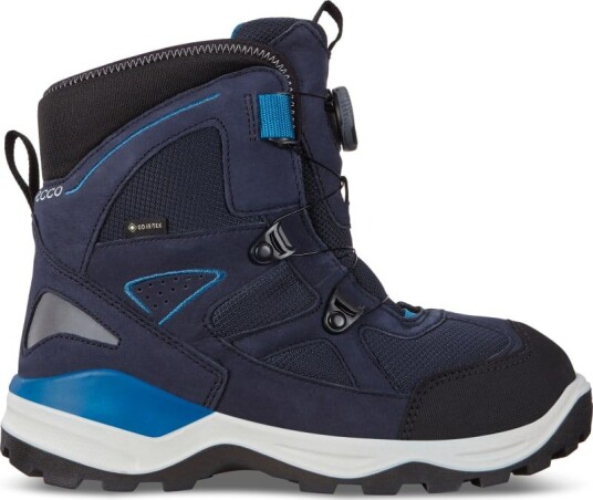 Ecco Kids'  Snow Mountain Boot Gore Tex 26, Black/Night Sky