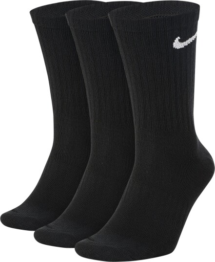 Nike Everyday Lightweight 3-Pack Training Socks Black/White M (38-42)