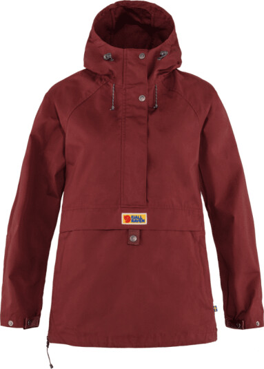 Fjellreven Women's Vardag Anorak XS, Bordeaux Red