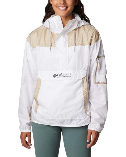 Columbia Challenger Windbreaker W White/Ancient Fossil (Storlek M)