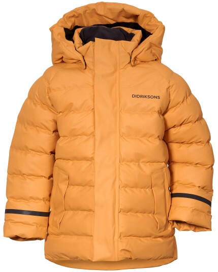 Didriksons Louie Jacket JR Fire Yellow (Storlek 120)