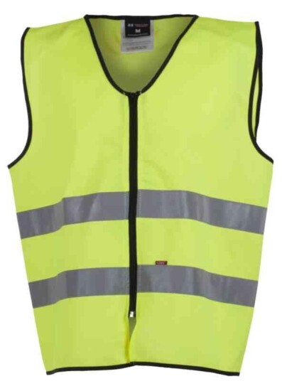 BS Dokka Refleksvest, HiVis kl.2 Unisex, Str. XL, HiVis Gul