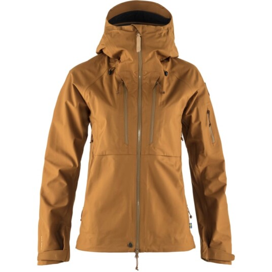 Fjellreven Women's Keb Eco-Shell Jacket XS, Chestnut