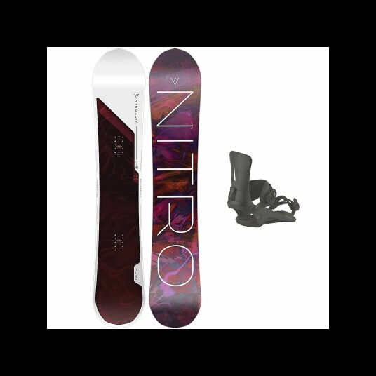 Nitro Victoria m/binding All Mountain/Freeride - Dame