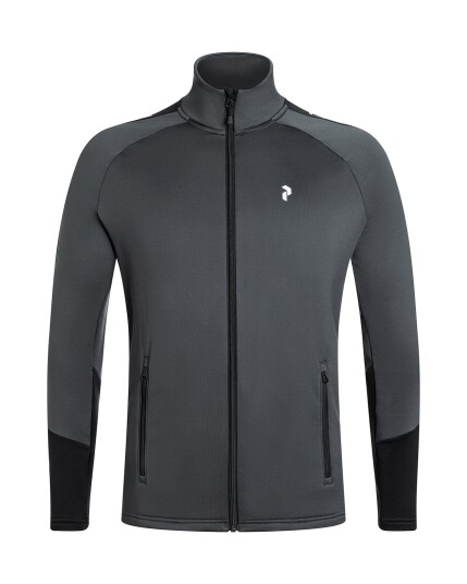 Peak Performance Rider Mid Zip Jacket M Motion Grey/Black (Storlek S)