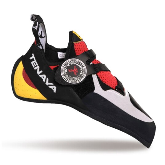 Tenaya Unisex Iati Climbing Shoes 39.4 Black/Red/Yellow