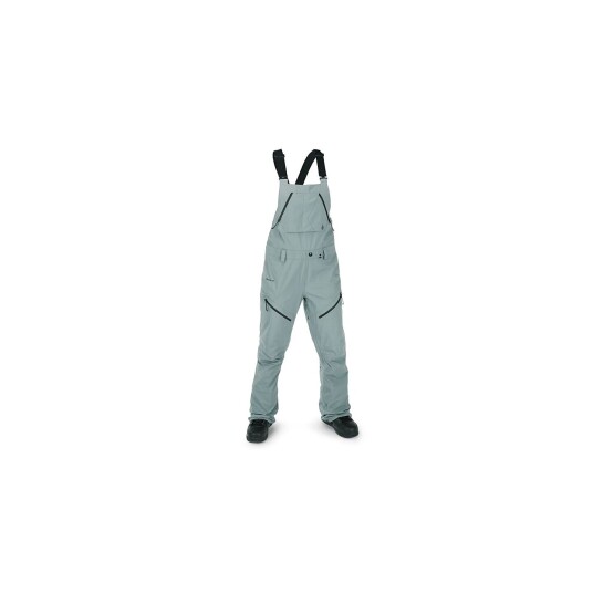 Volcom Elm Stretch Gore Bib Overall Green Ash - L