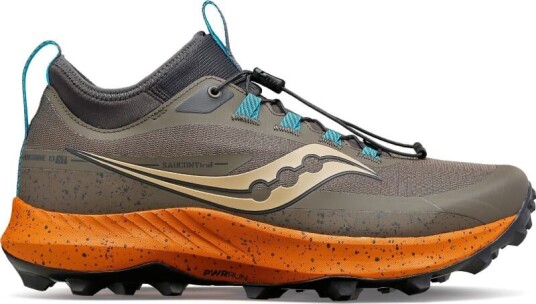 Saucony Men's Peregrine 13 ST 43, Umber/Basalt