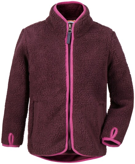 Didriksons Lo Kids Pile Jacket Plum (Storlek 120)