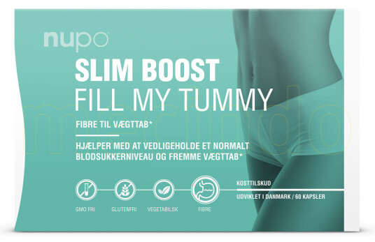 Nupo Slim Boost Fill My Tummy Fiber Til Vekttap - 60 Kapslar