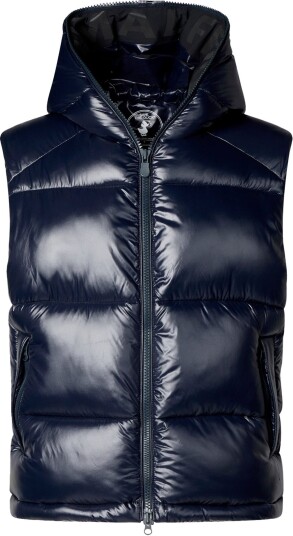 Save The Duck Dexter Quilted GIlet Herre Blue Black M