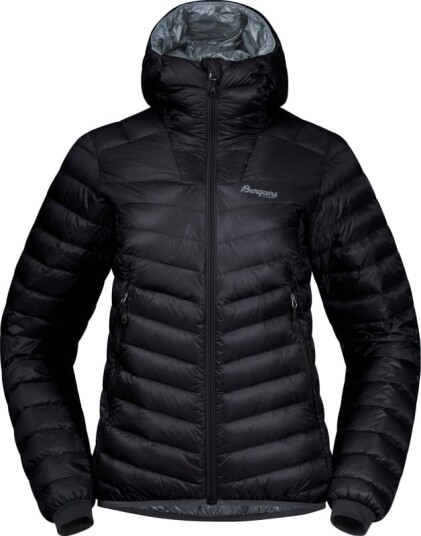 Bergans Women's Senja Down Light Jacket With Hood M  Dark Shadow Grey/Husky Blue