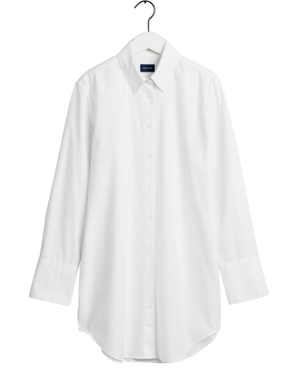 Gant GBP White Long Shirt W White (Storlek 40)