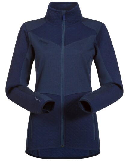 Bergans Middagstind Lady Jacket Dusty Blue/Midnight Blue (Storlek XS)