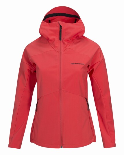 Peak Performance Adventure Hooded Jacket W Pink Flow (Storlek XL)