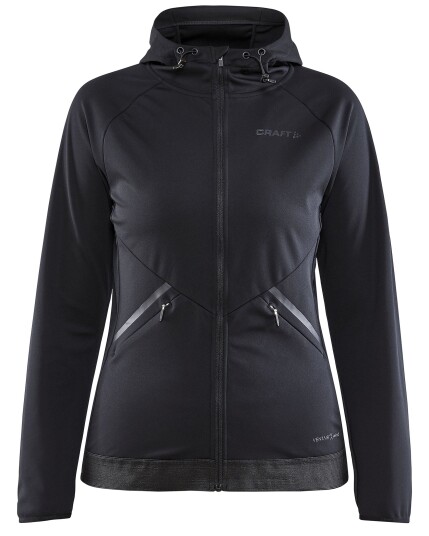 Craft Glide Hood Jacket W Black (Storlek S)