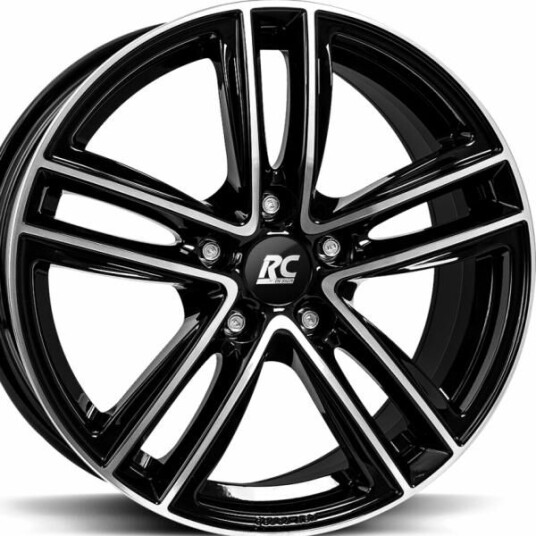 Brock Rc27 Black Full Polish 6.5x17 5x114.3 ET55 B64.1