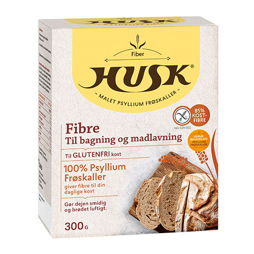 HUSK Fiber Husk Glutenfri Baketilskudd 300g