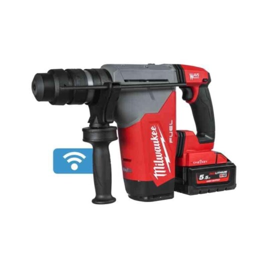 Milwaukee Borhammer M18 ONEFHPX-552X 18V 5.5Ah, med koffert