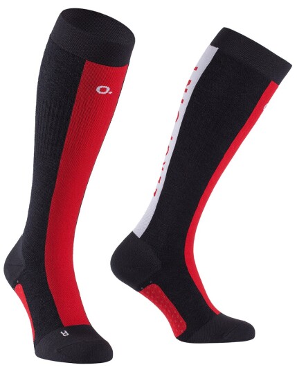 Zero Point Cross Country Socks W Black/RW (Storlek 38-40)