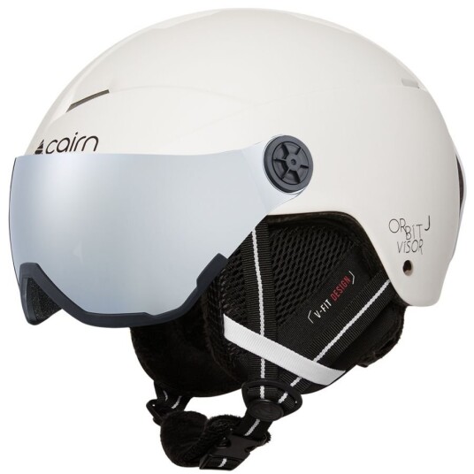 Cairn Orbit Visor J, Skihjelm, Junior, Mat White 48-50cm