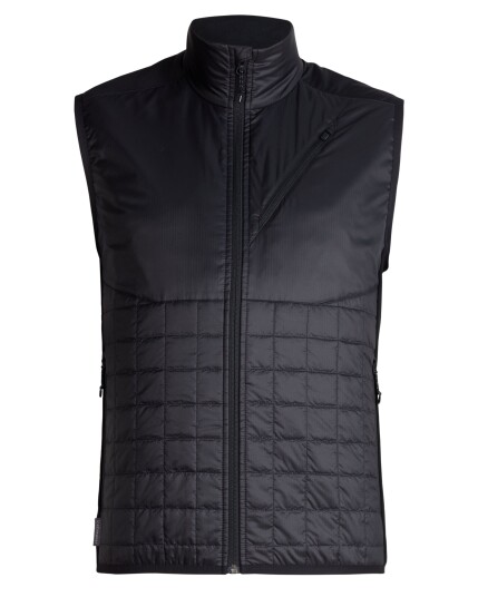 Icebreaker Helix Vest M Black/Jet Heather (Storlek L)