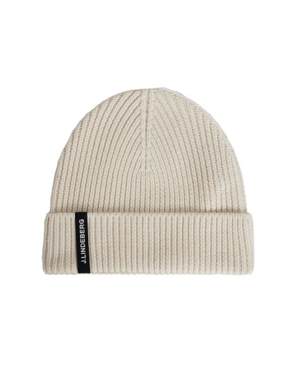 J.Lindeberg Juan Merino Beanie Oyster Gray