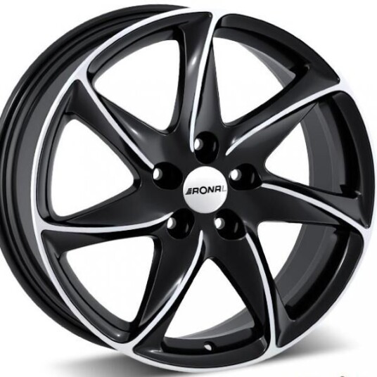 Ronal R51 Black Polished 8.5x20 5x114.3 ET40 B82