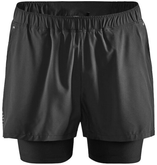 Craft Adv Essence 2-In-1 Stretch Shorts Herre Black 2XL