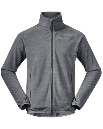 Bergans Hareid Fleece Jacket M Aluminium Melange (Storlek S)