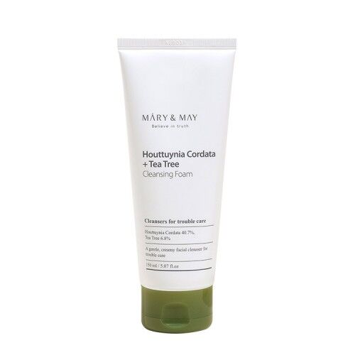 Mary & May Houttuynia Cordata + Tea Tree Cleansing Foam 150ml