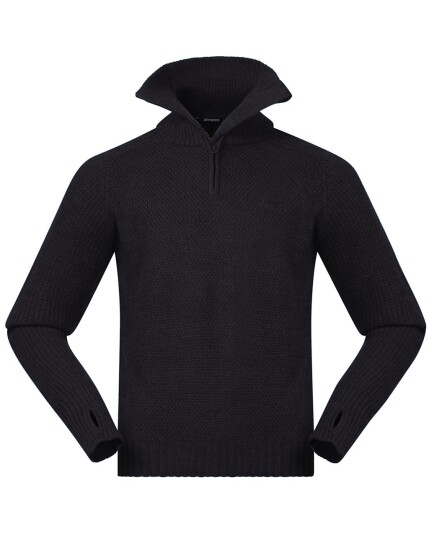 Bergans Ulriken Jumper W Black Mel (Storlek XS)