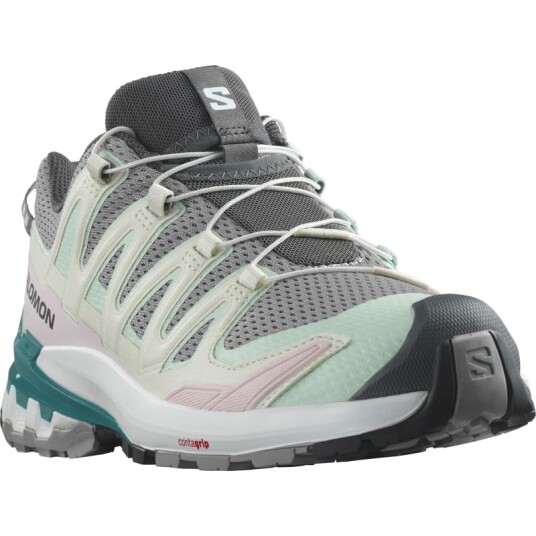 Salomon Women's XA Pro 3D V9 40, Gull/White/Bleached Aqua