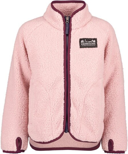 Didriksons Gibbs Kids Fullzip 2 Dusty Pink Dusty Pink 120