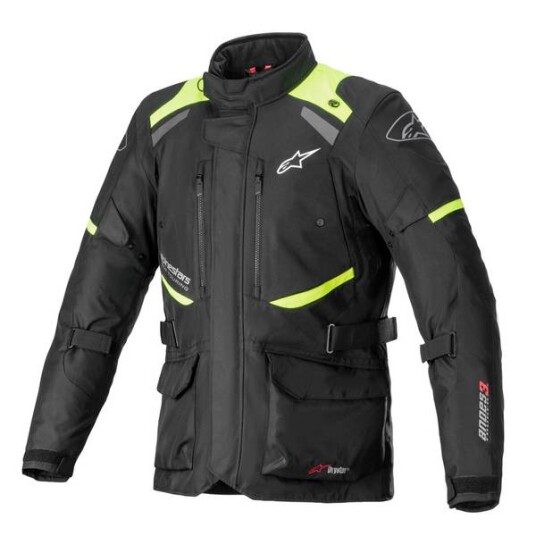 Alpinestars Andes V3 Jakke Sort/gul