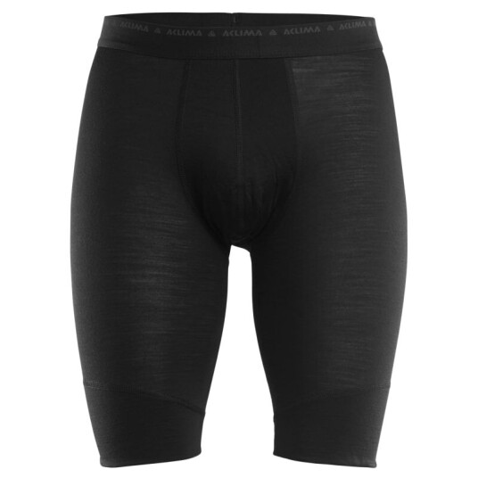 Aclima Men's LightWool Shorts Long XS, Jet Black