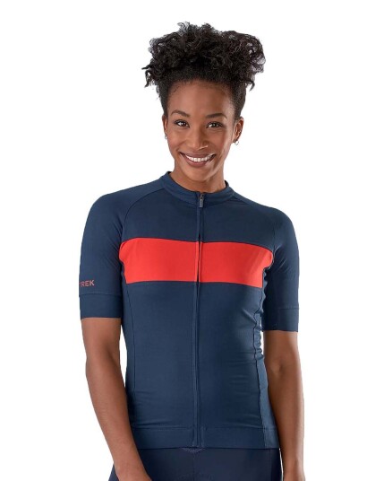 Trek Circuit LTD Cycling Jersey W DeepDarkBlue/ViperRed (Storlek M)