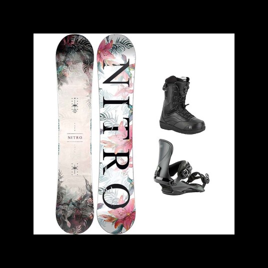 Nitro Fate komplett snowboardpakke All Mountain/Freestyle - Dame