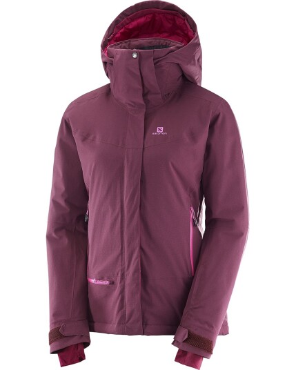 Salomon Qst Snow Jacket W Fig (Storlek S)