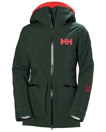 Helly Hansen Powderqueen Infinity Jacket W Darkest Spruce (Storlek M)