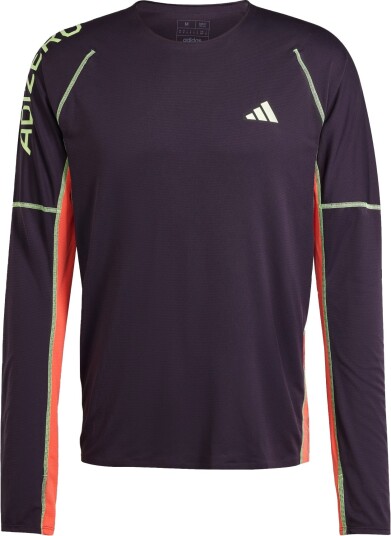 Adidas Ekiden Running Long Sleeve Tee Herre Aurora Black S