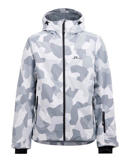 J.Lindeberg Ace Ski Jacket Print M Grey Camo (Storlek XXL)